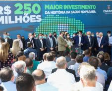 Investimento recorde na saúde pública do Paraná prevê mais de 300 obras e 744 novos veículos