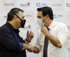 Governador anuncia mais de R$ 4,3 milhões em investimentos para o Hospital Infantil Waldemar Monastier