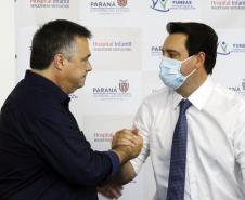 Governador anuncia mais de R$ 4,3 milhões em investimentos para o Hospital Infantil Waldemar Monastier