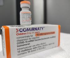Estado recebe 97 mil vacinas pediátricas contra a Covid-19 para segunda dose