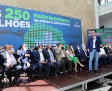 Estado investirá R$ 250 milhões em saúde nos municípios, maior pacote da história do Paraná