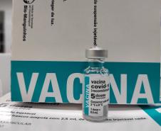 Estado recebe mais 59 mil vacinas para a dose de reforço contra a Covid-19 