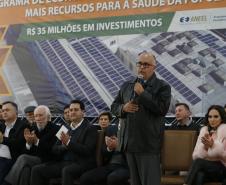 Programa de economia na conta de energia dos hospitais filantrópicos do Paraná. Mais recursos para a saúde da população. R$ 35 milhões em investimentos