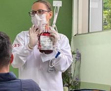Paraná inicia sistema de transfusão de sangue nos resgates aeromédicos