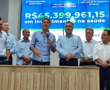 Estado libera R$ 45 milhões para investimentos em saúde em 25 municípios da região de Cascavel