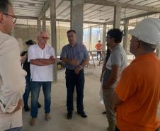 Visita na obra do Hospital maternidade de Guaratuba