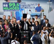 Governador formaliza investimento de R$ 99 milhões para a saúde pública de Curitiba