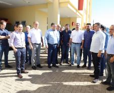 Governador Carlos Massa Ratinho Junior inaugura a nova sede do SAMU, em Londrina.