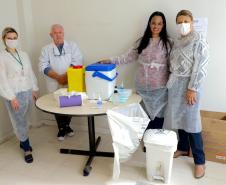 Secretaria da Saúde promove ação para imunizar seus servidores contra Influenza e Covid-19