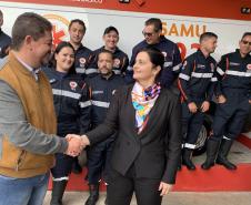 Estado entrega base do Samu em Laranjeiras do Sul e agiliza atendimento na região