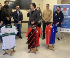 Com apoio dos três clubes de Curitiba, campanha incentiva população a doar sangue
