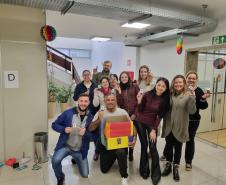 Servidores da Saúde participam de ginástica laboral e incentivo à atividade física