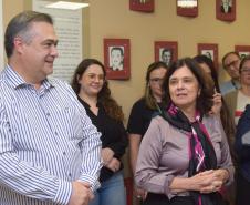 Na Sesa, ministra da Saúde destaca parceria com o Estado para o SUS no Paraná
