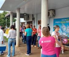 Mais de 500 doses da vacina contra meningite foram aplicadas no fim de semana no Oeste