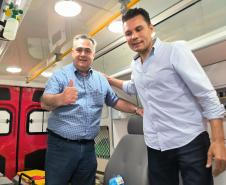 Governo reforça atendimento do Siate com novas ambulâncias para Foz do Iguaçu e Medianeira