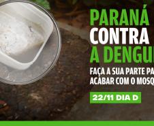 Mobilização: Paraná lança nova campanha de combate à dengue