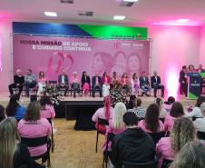 Encerramento do Paraná Rosa reforça sobre os cuidados com a saúde da mulher