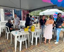 Sesa realiza ações em alusão ao Novembro Azul no calçadão de Londrina