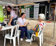 Sesa realiza ações em alusão ao Novembro Azul no calçadão de Londrina