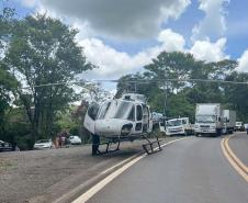 Serviço aeromédico do Paraná bate recorde histórico em 2023 com mais de 4 mil atendimentos