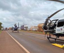 Serviço aeromédico do Paraná bate recorde histórico em 2023 com mais de 4 mil atendimentos