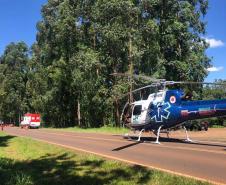 Serviço aeromédico do Paraná bate recorde histórico em 2023 com mais de 4 mil atendimentos