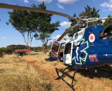Serviço aeromédico do Paraná bate recorde histórico em 2023 com mais de 4 mil atendimentos