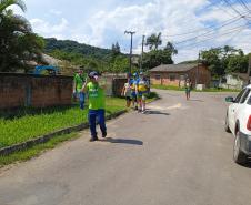 Ação de enfrentamento à dengue realizada em Antonina - Verão Maior