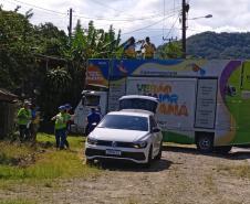 Ação de enfrentamento à dengue realizada em Antonina - Verão Maior