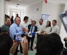 Governador inaugura Hospital de Cafelândia, que terá investimento mensal do Estado