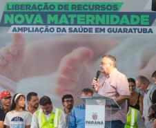Governador anuncia R$ 4,7 milhões para nova maternidade e em Guaratuba