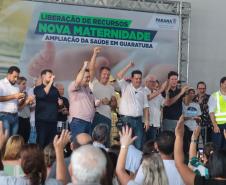 Governador anuncia R$ 4,7 milhões para nova maternidade e em Guaratuba