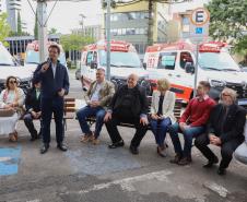 Estado entrega 24 novas ambulâncias para fortalecer o Samu de Curitiba
