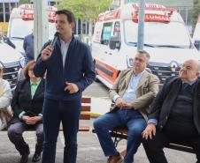 Estado entrega 24 novas ambulâncias para fortalecer o Samu de Curitiba