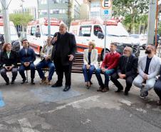 Estado entrega 24 novas ambulâncias para fortalecer o Samu de Curitiba