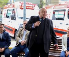 Estado entrega 24 novas ambulâncias para fortalecer o Samu de Curitiba