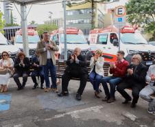 Estado entrega 24 novas ambulâncias para fortalecer o Samu de Curitiba