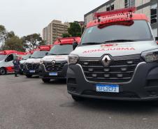 Estado entrega 24 novas ambulâncias para fortalecer o Samu de Curitiba