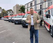 Estado entrega 24 novas ambulâncias para fortalecer o Samu de Curitiba