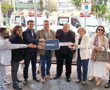 Estado entrega 24 novas ambulâncias para fortalecer o Samu de Curitiba