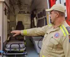 Ambulâncias mais modernas do Brasil garantem padrão de qualidade do Siate no Paraná