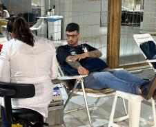 Hemepar promove coleta de sangue na Ligga Arena como parte do Junho Vermelho