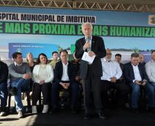 Estado libera R$ 12 milhões para 1º hospital de Imbituva e entrega matrículas de 171 casas