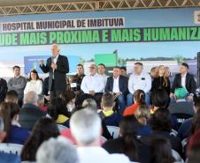 Estado libera R$ 12 milhões para 1º hospital de Imbituva e entrega matrículas de 171 casas