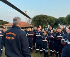 Saúde promove curso de operador de suporte médico para atendimentos com helicópteros
