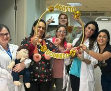 Agosto Dourado: ações no Litoral reforçam importância do aleitamento materno