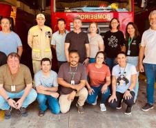 Secretaria da Saúde promove treinamento prático para brigadistas de incêndio
