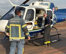 Base Aeromédica de Maringá já realizou mais de cinco mil atendimentos