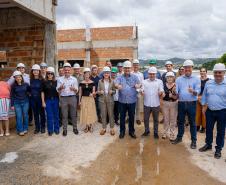 Estado vistoria obras do Hospital de Colombo e do AME de Almirante Tamandaré