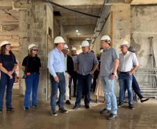 Estado vistoria obras do Hospital de Colombo e do AME de Almirante Tamandaré